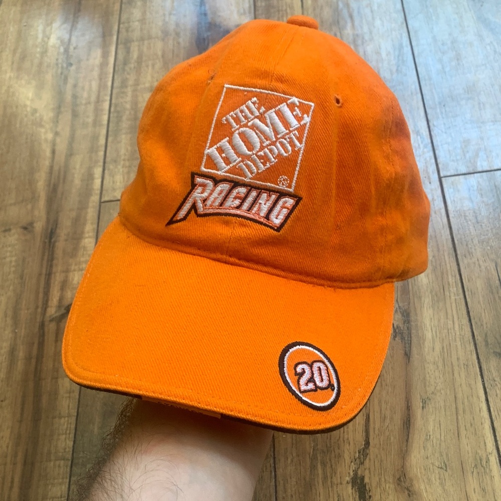 The Home Depot Racing Tony Stewart #20 Orange Nascar Chase Authentics Cap Hat